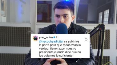 Yoel Benegas, el libertario que ayer agradecía micrófono y hoy llama a odiar periodistas