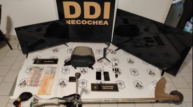 Se esclarecen varios hechos delictivos tras allanamientos de la DDI Necochea