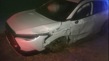 Grave choque frontal en la Ruta 55, a 20 kilómetros de Pieres