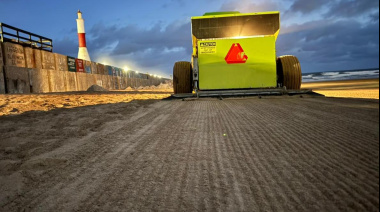 Se mantienen los operativos diarios de limpieza en las playas de Necochea y Quequén