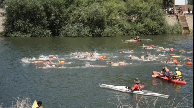 Sol Del Valle y Ramiro Villa ganaron la última fecha del calendario de aguas abiertas