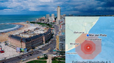 Temblor sorprendió a Mar del Plata y se sintió en varios barrios: lo ubicaron entre Miramar y Chapadmalal