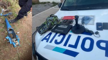 Operativos en Necochea y Quequén: recuperan una moto robada y detienen a un hombre tras resistirse a la policía