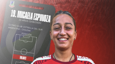 La necochense Micaela Espinoza inicia su primera experiencia internacional en Chile