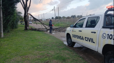 Ráfagas de casi 90 km/h y 52 mm de lluvia, el balance del temporal en Necochea y Quequén