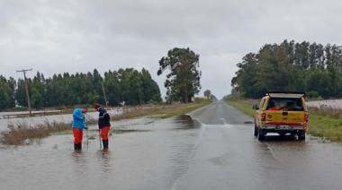 Habilitaron el tránsito en un tramo de la Ruta Nacional 228 tras verificar las alcantarillas