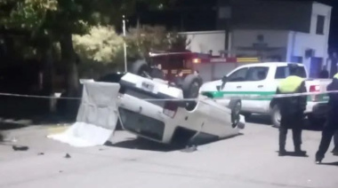 Tragedia vial en Lobería: una mujer murió tras un violento choque en plena ciudad