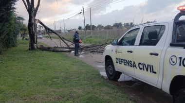 Necochea bajo el agua: inundaciones, evacuados y cortes masivos de luz por el fuerte temporal
