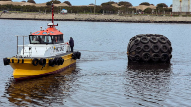 Puerto Quequén completó el recambio de defensas en los muelles