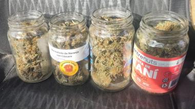 Secuestran marihuana tras una discusión de pareja y detienen a un acusado de robo armado en Necochea