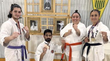 Necochea brilló en Uruguay: Rosa Parson ganó dos medallas de oro en el Sudamericano de Karate