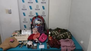 La Policía recuperó objetos robados de una vivienda y aprehendió a uno de los presuntos autores