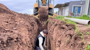 Avanzan obras sanitarias en Necochea y Quequén para ampliar servicios