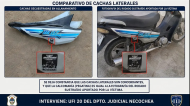 Allanaron dos viviendas por el robo de una moto y secuestraron piezas clave para la investigación