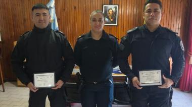 Reconocen a dos policías de Necochea por detener al acusado de un homicidio cuando intentaba escapar