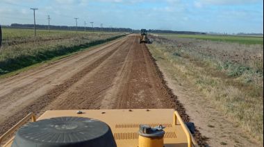 El EMSUR reforzó los trabajos de mantenimiento y reparación en los caminos rurales del distrito