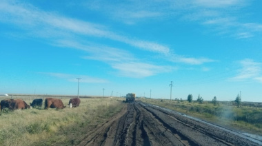 Las lluvias complican el mantenimiento de calles y caminos rurales de Necochea
