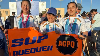 Mundial de Stand Up Paddle: Quequén brilló en Italia con dos oros, dos platas y un bronce