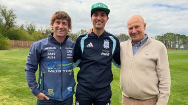 Lionel Scaloni se dio el gusto: recibió al histórico Johnny De Benedictis en el predio de Ezeiza