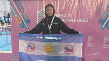 Necochea sumó la primera medalla de oro en los Bonaerenses de la mano de la nadadora de Ambika Peralta