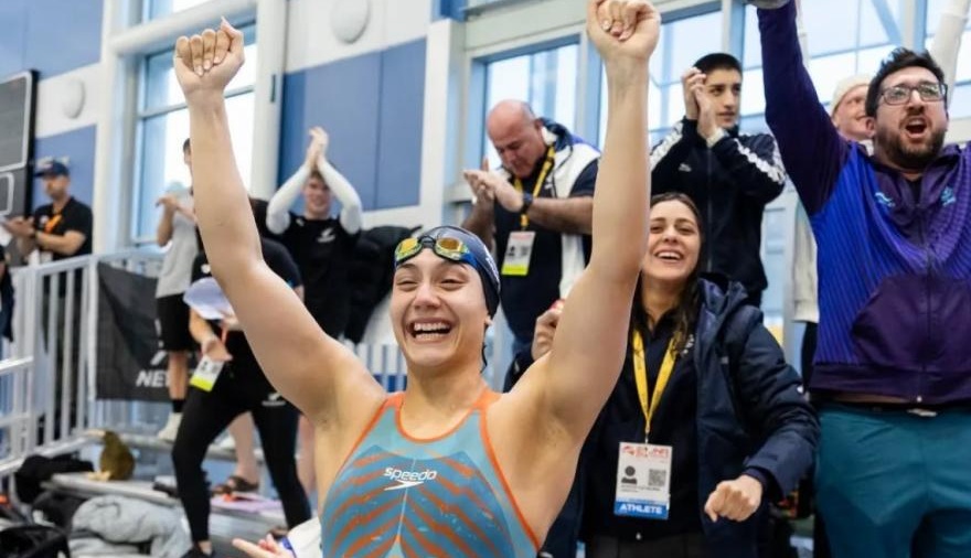 Guadalupe Angiolini bicampeona nacional en  50 y 100 metros mariposa