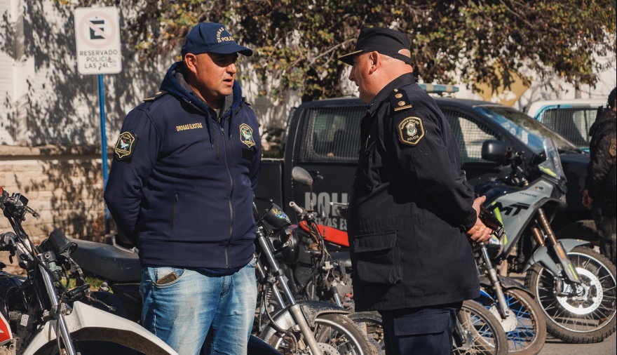 Operativo vinculado a motos. Martínez: “Todo tiene un trasfondo de venta de estupefacientes y armas”