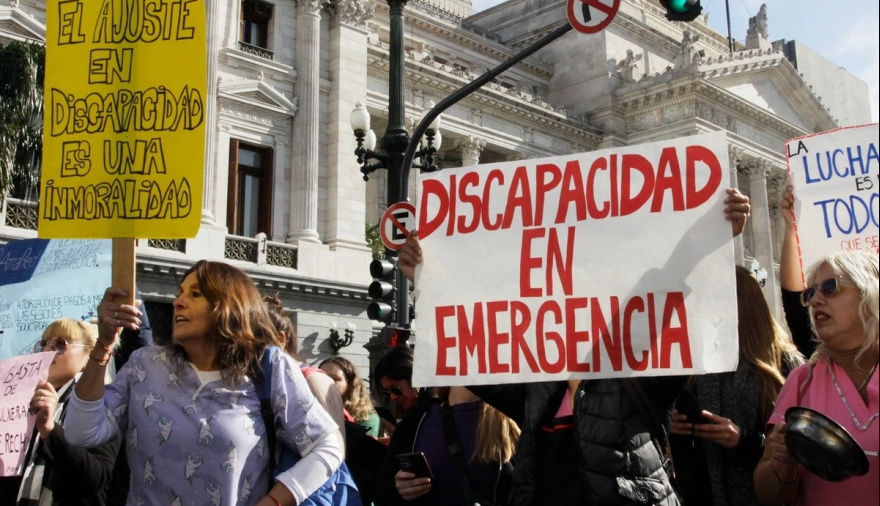 Rechazo al veto de Milei a la Ley de Emergencia en Discapacidad: convocan a movilización en Necochea