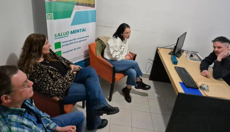 Somos Necochea visitó la Clínica José Ingenieros y alertó sobre la necesidad de fortalecer la salud mental