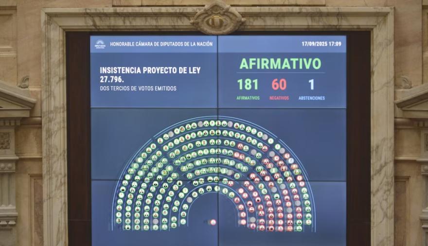 Contundente rechazo a los vetos de Milei: Diputados ratificó el financiamiento del Garrahan y las universidades