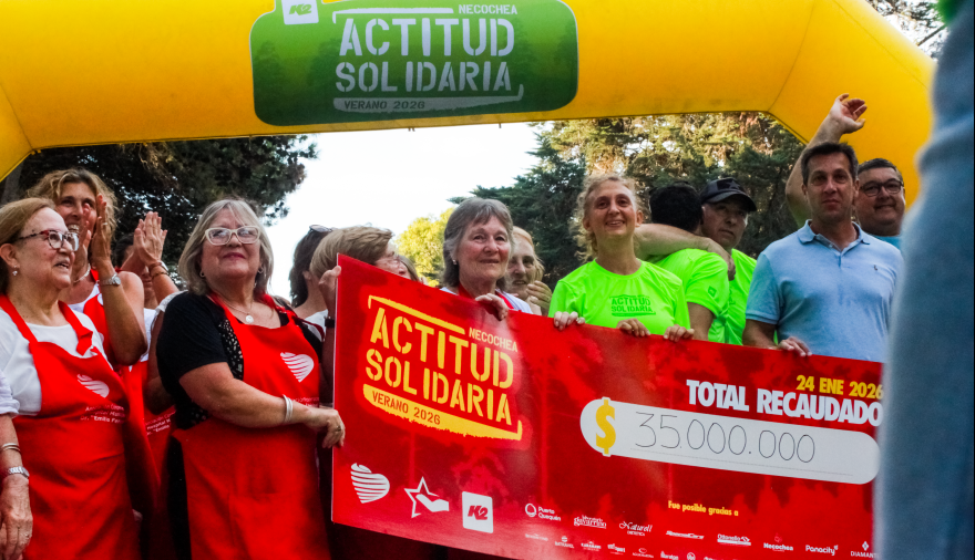 Actitud Solidaria donó 35 millones de pesos a los hospitales de Necochea y Quequén