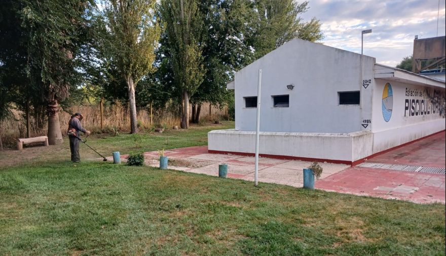 El municipio realiza un amplio operativo de mantenimiento en espacios públicos