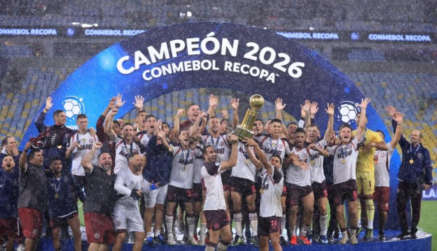 Lanús le ganó a Flamengo en el Maracaná y se consagró campeón de la Recopa Sudamericana