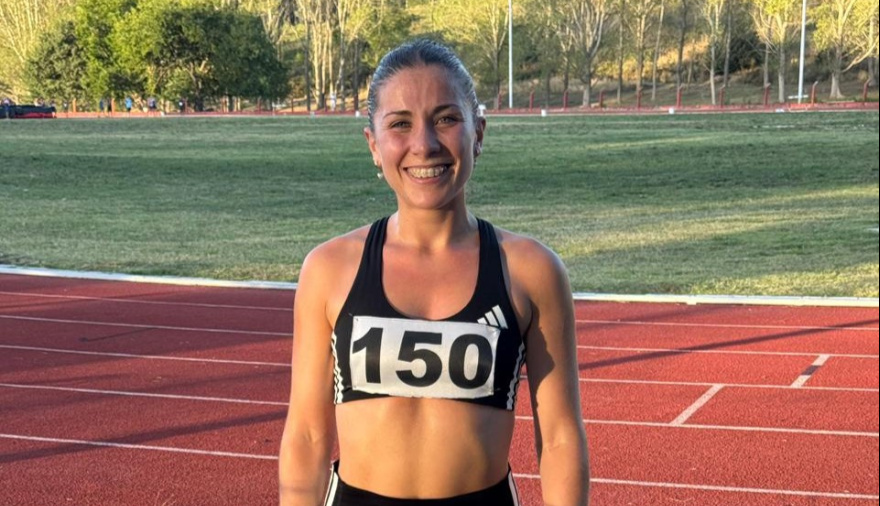 Otra gran actuación de la atleta Verina Vezzi en Mar del Plata con récord personal incluido