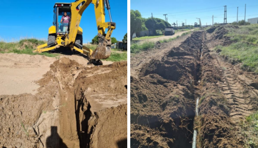 Intenso operativo de Obras Sanitarias: más de 200 reclamos resueltos y obras en distintos puntos del distrito