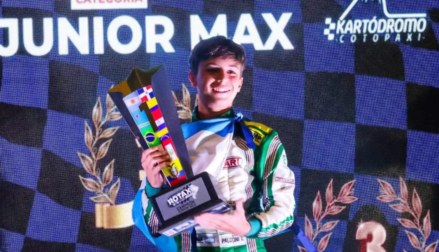 Salto internacional: el necochense Thiago Palotini correrá en la Fórmula 4 Italiana