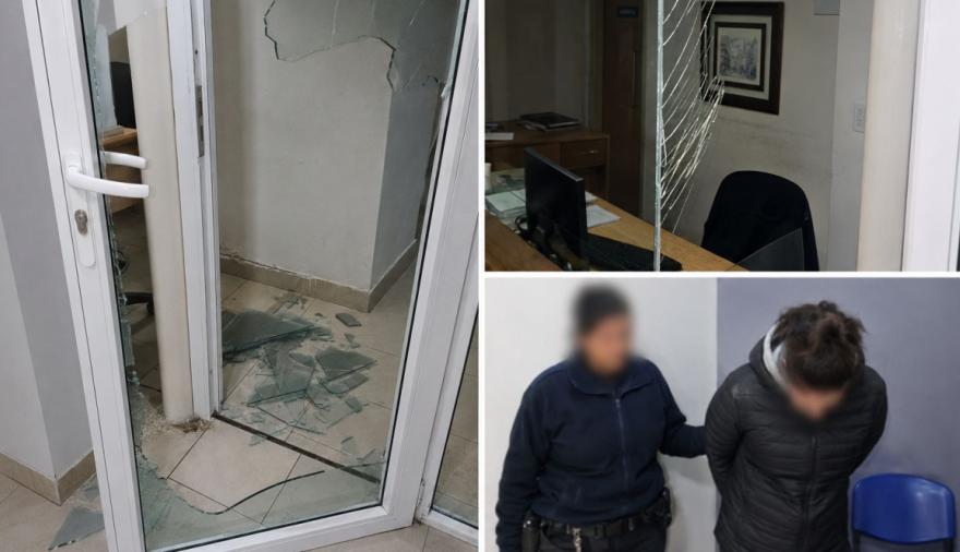 Escándalo en la Clínica Cruz Azul: rompió una puerta y lanzó amenazas tras la muerte de un familiar