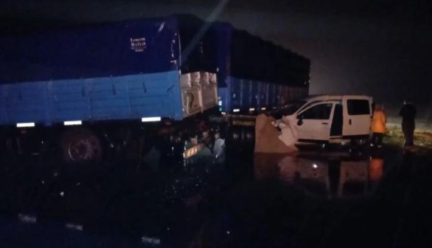 Impactante choque múltiple en la Ruta 2: “Con la lluvia el asfalto estaba resbaladizo como jabón”