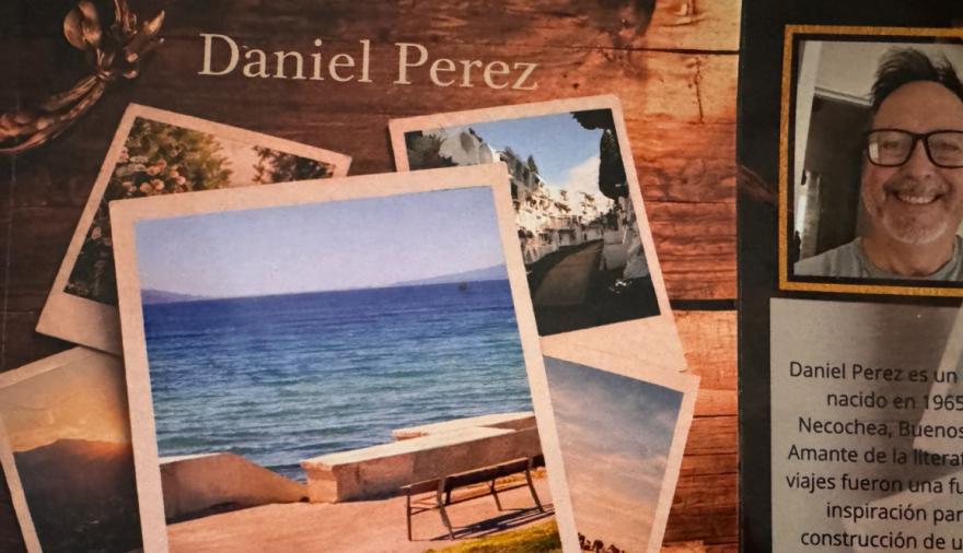 Daniel Pérez presenta su primera novela: una historia nacida entre viajes, recuerdos y emociones