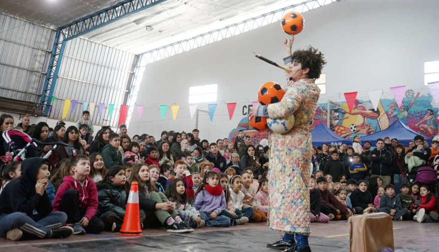 Los más pequeños disfrutaron de una gran fiesta por el Día del Niño en Quequén