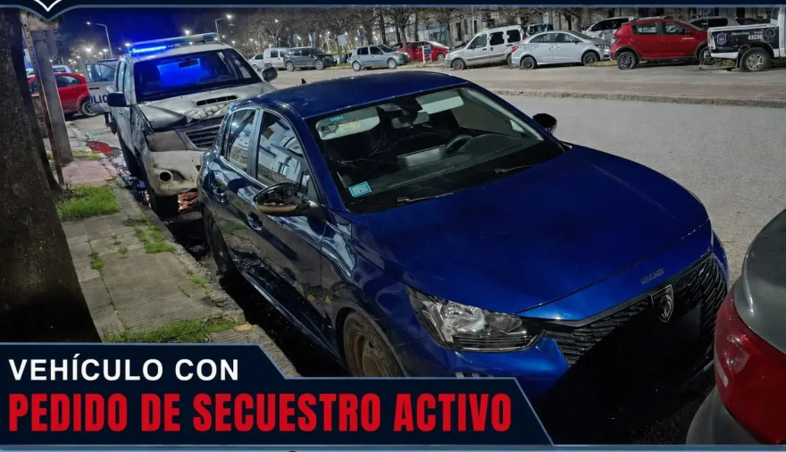 Interceptaron en Necochea un auto robado en Mar del Plata y aprehendieron al conductor