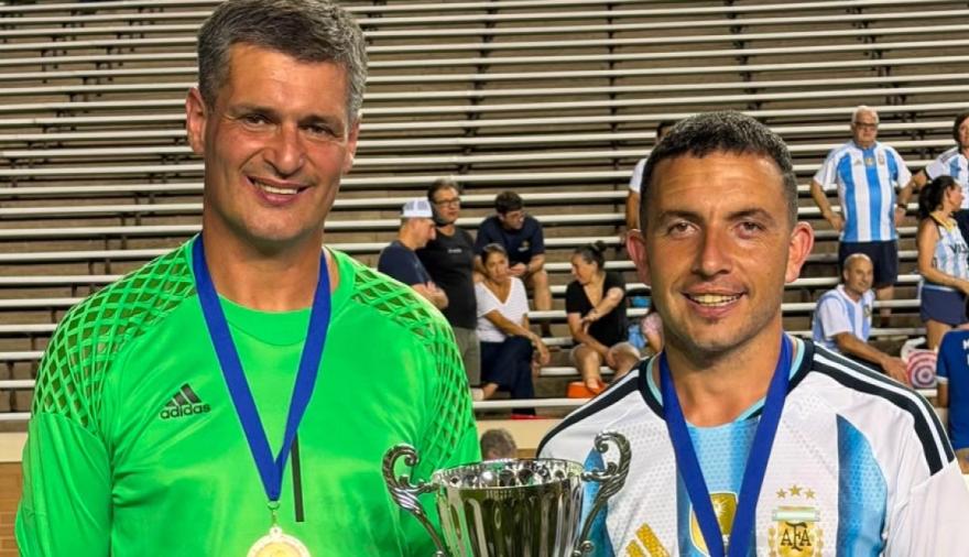 Recibimiento a Diego Morales y Rodrigo Balquín, los necochenses campeones con la Selección Argentina FADDIM en Houston