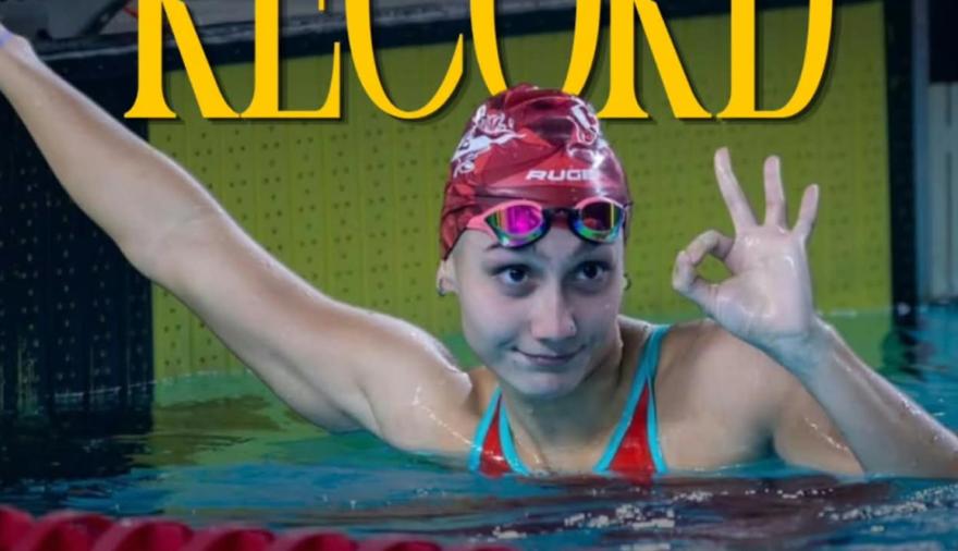 Guadalupe Angiolini estableció un nuevo récord nacional en los 50 metros espalda