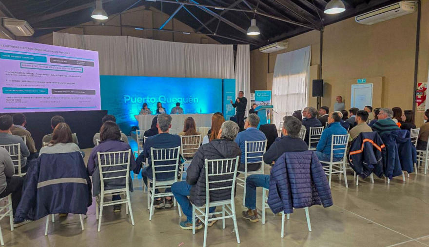Puerto Quequén presentó el estudio de su Huella de Carbono