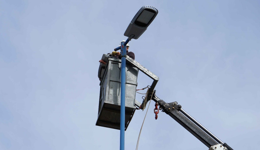 El Municipio avanza con la instalación y recambio de alumbrado público con tecnología Led