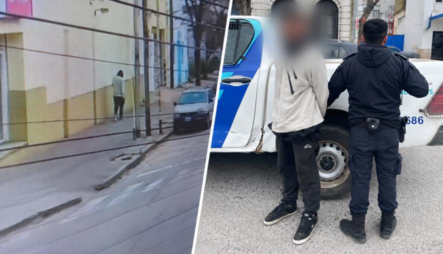 Lo detuvieron tras robar una caja de herramientas con una fresadora eléctrica