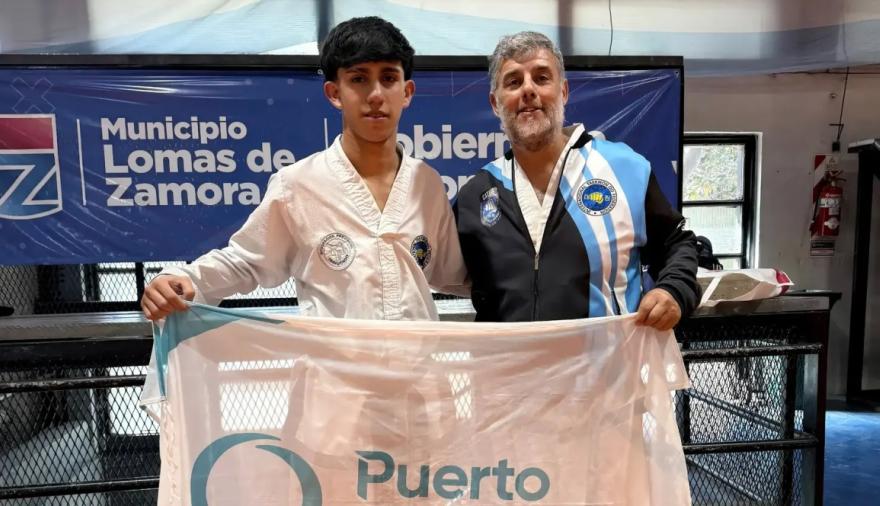 El taekwondista Rodrigo Colombani participó de un nuevo entrenamiento con la Selección Argentina