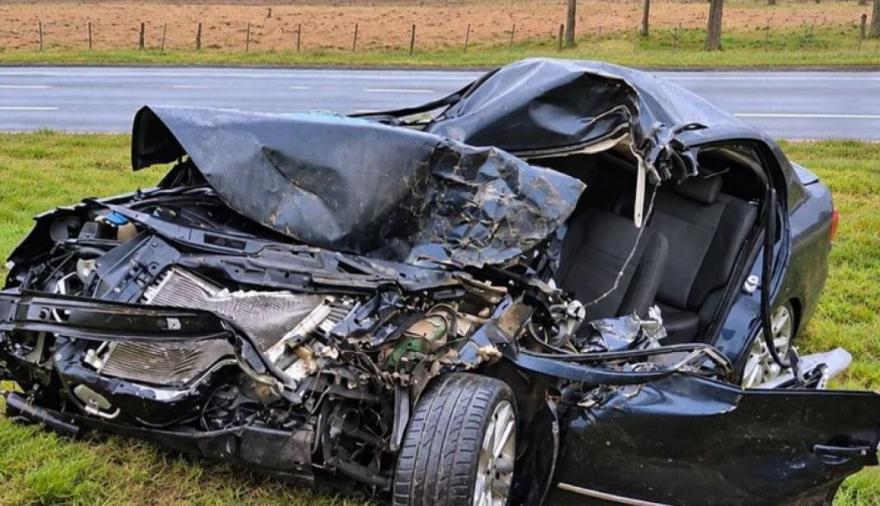 Tragedia en la Ruta 2: un joven de 29 años murió en un choque múltiple