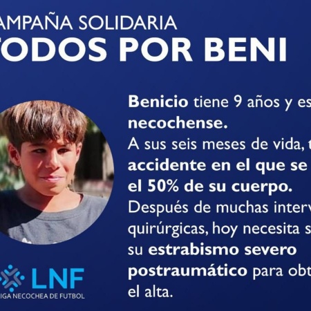 Todos por Beni: campaña solidaria para ayudar a un nene de nuestra ciudad