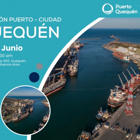 Puerto Quequén y Globalports realizan el congreso “Relación Ciudad-Puerto”