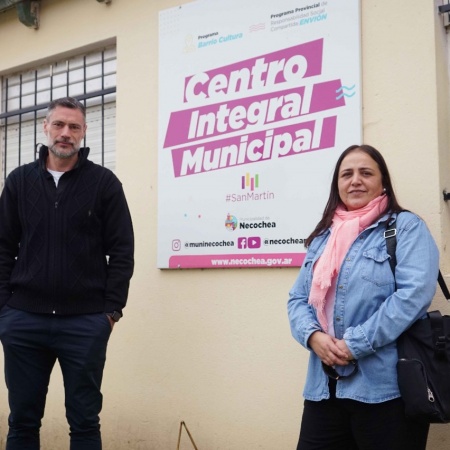Avanza la obra de remodelación y ampliación en la sede necochense del Envión
